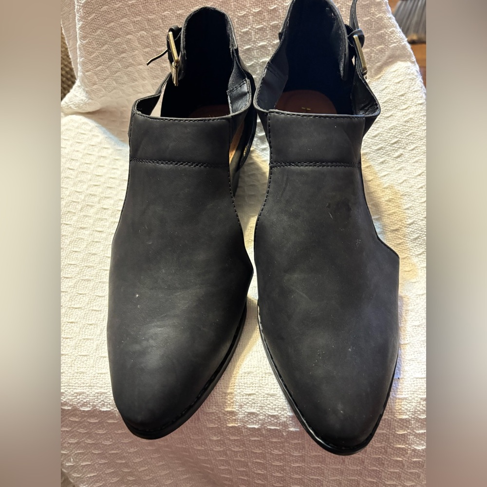 Ashley Stewart Bootie, Black Size 10W